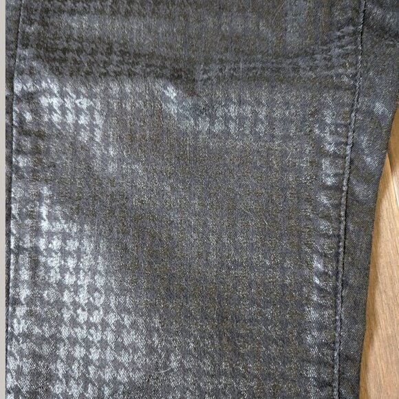 AG Jeans, The Legging Super Skinny, SUPER RARE Black Houndstooth, Size 27 - Picture 10 of 10